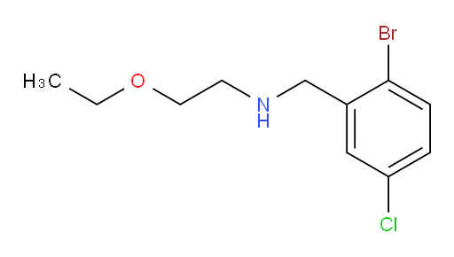 [(2-bromo-5-chlorophenyl)methyl](2-ethoxyethyl)amine