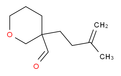 3-(3-methylbut-3-en-1-yl)oxane-3-carbaldehyde