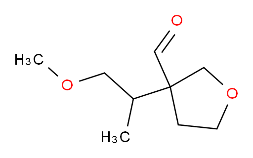 3-(1-methoxypropan-2-yl)oxolane-3-carbaldehyde