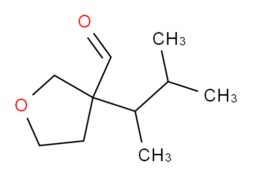 3-(3-methylbutan-2-yl)oxolane-3-carbaldehyde