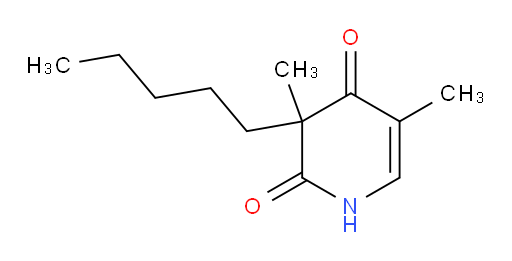 3,5-dimethyl-3-pentyl-1,2,3,4-tetrahydropyridine-2,4-dione