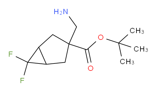 tert-butyl 3-(aminomethyl)-6,6-difluorobicyclo[3.1.0]hexane-3-carboxylate