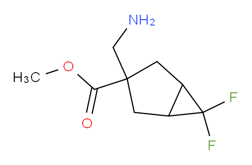 methyl 3-(aminomethyl)-6,6-difluorobicyclo[3.1.0]hexane-3-carboxylate