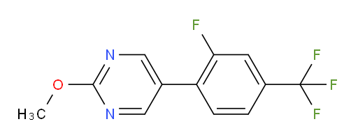 5-[2-fluoro-4-(trifluoromethyl)phenyl]-2-methoxypyrimidine