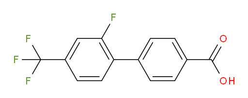 4-[2-fluoro-4-(trifluoromethyl)phenyl]benzoic acid