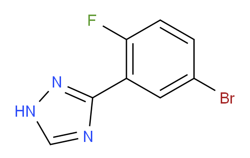 3-(5-bromo-2-fluorophenyl)-1H-1,2,4-triazole