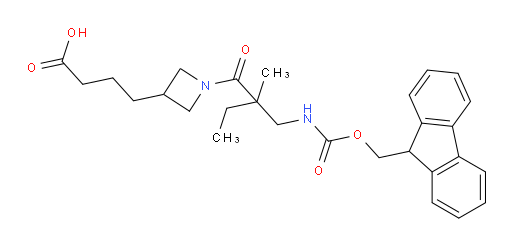 4-(1-{2-[({[(9H-fluoren-9-yl)methoxy]carbonyl}amino)methyl]-2-methylbutanoyl}azetidin-3-yl)butanoic acid