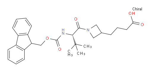 4-{1-[(2S)-2-({[(9H-fluoren-9-yl)methoxy]carbonyl}amino)-3,3-dimethylbutanoyl]azetidin-3-yl}butanoic acid