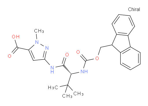 3-[(2R)-2-({[(9H-fluoren-9-yl)methoxy]carbonyl}amino)-3,3-dimethylbutanamido]-1-methyl-1H-pyrazole-5-carboxylic acid