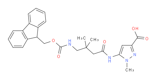 5-[4-({[(9H-fluoren-9-yl)methoxy]carbonyl}amino)-3,3-dimethylbutanamido]-1-methyl-1H-pyrazole-3-carboxylic acid