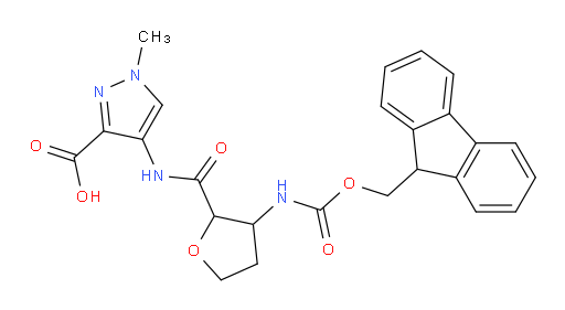 4-[3-({[(9H-fluoren-9-yl)methoxy]carbonyl}amino)oxolane-2-amido]-1-methyl-1H-pyrazole-3-carboxylic acid