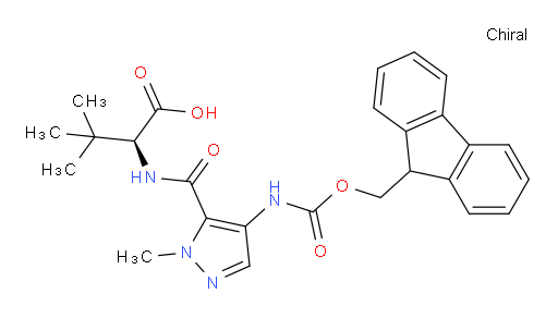 (2S)-2-{[4-({[(9H-fluoren-9-yl)methoxy]carbonyl}amino)-1-methyl-1H-pyrazol-5-yl]formamido}-3,3-dimethylbutanoic acid