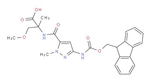 2-{[3-({[(9H-fluoren-9-yl)methoxy]carbonyl}amino)-1-methyl-1H-pyrazol-5-yl]formamido}-3-methoxy-2-methylpropanoic acid