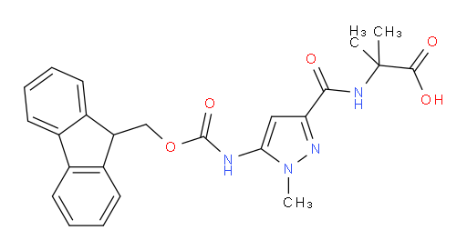 2-{[5-({[(9H-fluoren-9-yl)methoxy]carbonyl}amino)-1-methyl-1H-pyrazol-3-yl]formamido}-2-methylpropanoic acid