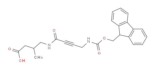 4-[4-({[(9H-fluoren-9-yl)methoxy]carbonyl}amino)but-2-ynamido]-3-methylbutanoic acid