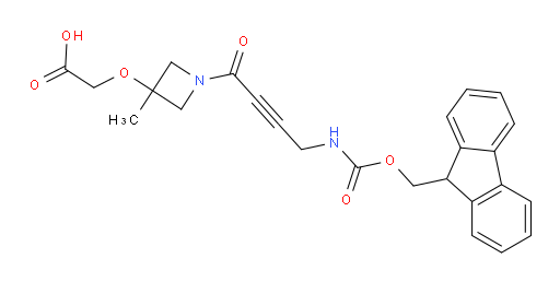 2-({1-[4-({[(9H-fluoren-9-yl)methoxy]carbonyl}amino)but-2-ynoyl]-3-methylazetidin-3-yl}oxy)acetic acid