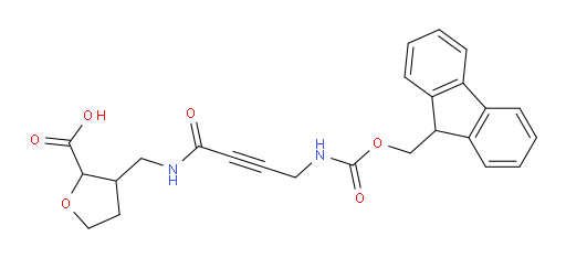 3-{[4-({[(9H-fluoren-9-yl)methoxy]carbonyl}amino)but-2-ynamido]methyl}oxolane-2-carboxylic acid