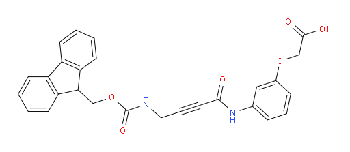 2-{3-[4-({[(9H-fluoren-9-yl)methoxy]carbonyl}amino)but-2-ynamido]phenoxy}acetic acid