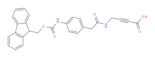 4-{2-[4-({[(9H-fluoren-9-yl)methoxy]carbonyl}amino)phenyl]acetamido}but-2-ynoic acid