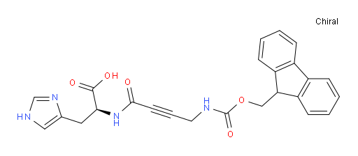 (2S)-2-[4-({[(9H-fluoren-9-yl)methoxy]carbonyl}amino)but-2-ynamido]-3-(1H-imidazol-4-yl)propanoic acid