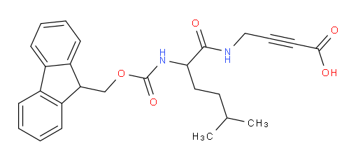 4-[2-({[(9H-fluoren-9-yl)methoxy]carbonyl}amino)-5-methylhexanamido]but-2-ynoic acid