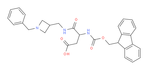 3-{[(1-benzylazetidin-3-yl)methyl]carbamoyl}-3-({[(9H-fluoren-9-yl)methoxy]carbonyl}amino)propanoic acid