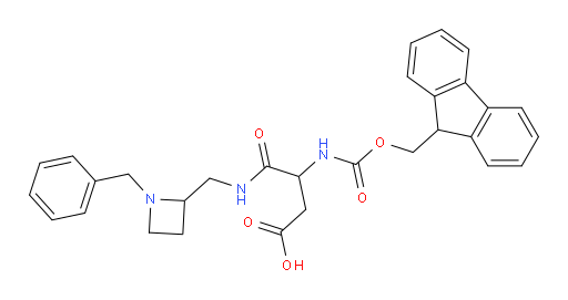 3-{[(1-benzylazetidin-2-yl)methyl]carbamoyl}-3-({[(9H-fluoren-9-yl)methoxy]carbonyl}amino)propanoic acid