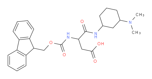 3-{[3-(dimethylamino)cyclohexyl]carbamoyl}-3-({[(9H-fluoren-9-yl)methoxy]carbonyl}amino)propanoic acid