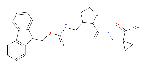 1-[({3-[({[(9H-fluoren-9-yl)methoxy]carbonyl}amino)methyl]oxolan-2-yl}formamido)methyl]cyclopropane-1-carboxylic acid