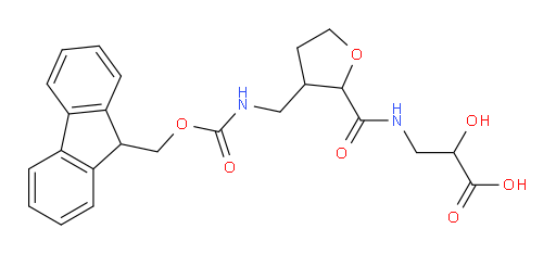 3-({3-[({[(9H-fluoren-9-yl)methoxy]carbonyl}amino)methyl]oxolan-2-yl}formamido)-2-hydroxypropanoic acid