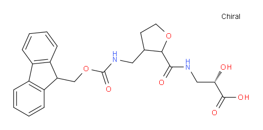 (2S)-3-({3-[({[(9H-fluoren-9-yl)methoxy]carbonyl}amino)methyl]oxolan-2-yl}formamido)-2-hydroxypropanoic acid