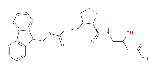 rac-4-{[(2R,3R)-3-[({[(9H-fluoren-9-yl)methoxy]carbonyl}amino)methyl]oxolan-2-yl]formamido}-3-hydroxybutanoic acid