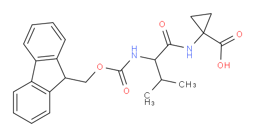 1-[2-({[(9H-fluoren-9-yl)methoxy]carbonyl}amino)-3-methylbutanamido]cyclopropane-1-carboxylic acid