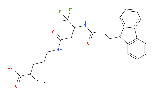 5-[3-({[(9H-fluoren-9-yl)methoxy]carbonyl}amino)-4,4,4-trifluorobutanamido]-2-methylpentanoic acid