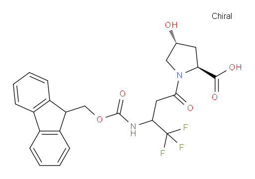 (2S,4R)-1-[3-({[(9H-fluoren-9-yl)methoxy]carbonyl}amino)-4,4,4-trifluorobutanoyl]-4-hydroxypyrrolidine-2-carboxylic acid
