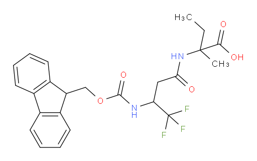 2-[3-({[(9H-fluoren-9-yl)methoxy]carbonyl}amino)-4,4,4-trifluorobutanamido]-2-methylbutanoic acid