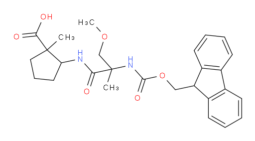 2-[2-({[(9H-fluoren-9-yl)methoxy]carbonyl}amino)-2-(methoxymethyl)propanamido]-1-methylcyclopentane-1-carboxylic acid