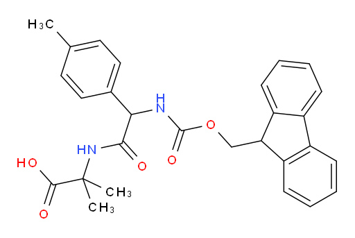 2-[2-({[(9H-fluoren-9-yl)methoxy]carbonyl}amino)-2-(4-methylphenyl)acetamido]-2-methylpropanoic acid