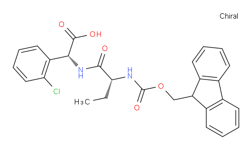 (2R)-2-(2-chlorophenyl)-2-[(2R)-2-({[(9H-fluoren-9-yl)methoxy]carbonyl}amino)butanamido]acetic acid