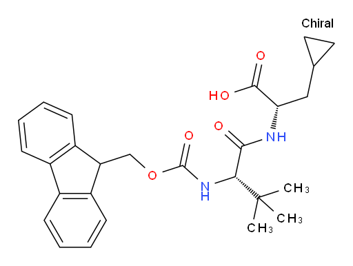 (2S)-3-cyclopropyl-2-[(2S)-2-({[(9H-fluoren-9-yl)methoxy]carbonyl}amino)-3,3-dimethylbutanamido]propanoic acid