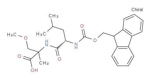 2-[(2S)-2-({[(9H-fluoren-9-yl)methoxy]carbonyl}amino)-4-methylpentanamido]-3-methoxy-2-methylpropanoic acid