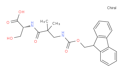 (2R)-2-[3-({[(9H-fluoren-9-yl)methoxy]carbonyl}amino)-2,2-dimethylpropanamido]-3-hydroxypropanoic acid
