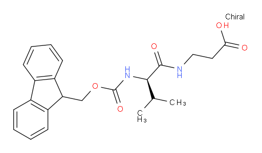3-[(2R)-2-({[(9H-fluoren-9-yl)methoxy]carbonyl}amino)-3-methylbutanamido]propanoic acid