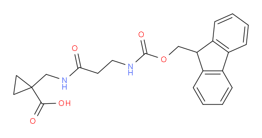 1-{[3-({[(9H-fluoren-9-yl)methoxy]carbonyl}amino)propanamido]methyl}cyclopropane-1-carboxylic acid