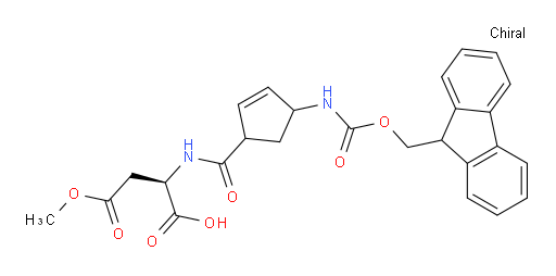 (2R)-2-{[4-({[(9H-fluoren-9-yl)methoxy]carbonyl}amino)cyclopent-2-en-1-yl]formamido}-4-methoxy-4-oxobutanoic acid