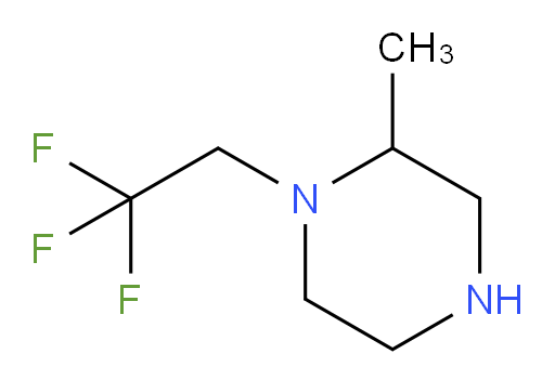 2-methyl-1-(2,2,2-trifluoroethyl)piperazine