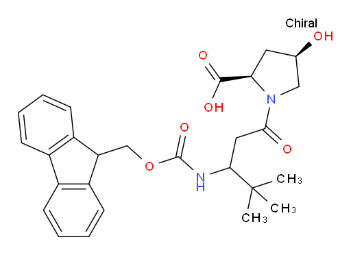 (2R,4R)-1-[3-({[(9H-fluoren-9-yl)methoxy]carbonyl}amino)-4,4-dimethylpentanoyl]-4-hydroxypyrrolidine-2-carboxylic acid