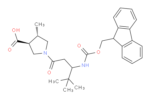 rac-(3R,4R)-1-[3-({[(9H-fluoren-9-yl)methoxy]carbonyl}amino)-4,4-dimethylpentanoyl]-4-methylpyrrolidine-3-carboxylic acid