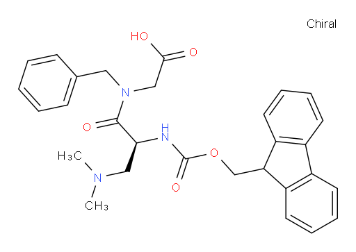 2-[(2S)-N-benzyl-3-(dimethylamino)-2-({[(9H-fluoren-9-yl)methoxy]carbonyl}amino)propanamido]acetic acid