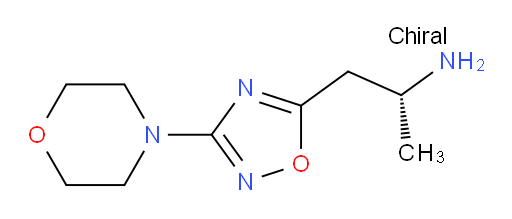 (2R)-1-[3-(morpholin-4-yl)-1,2,4-oxadiazol-5-yl]propan-2-amine